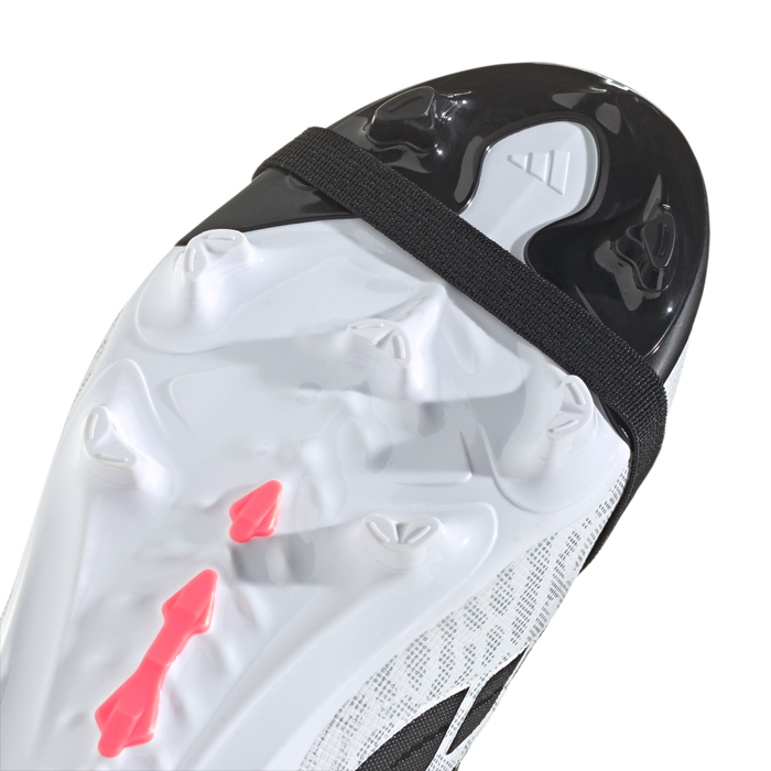 Adidas Predator League Fold-Over Tongue FG Jnr Football Boots (White/Solar Turbo/Core Black)