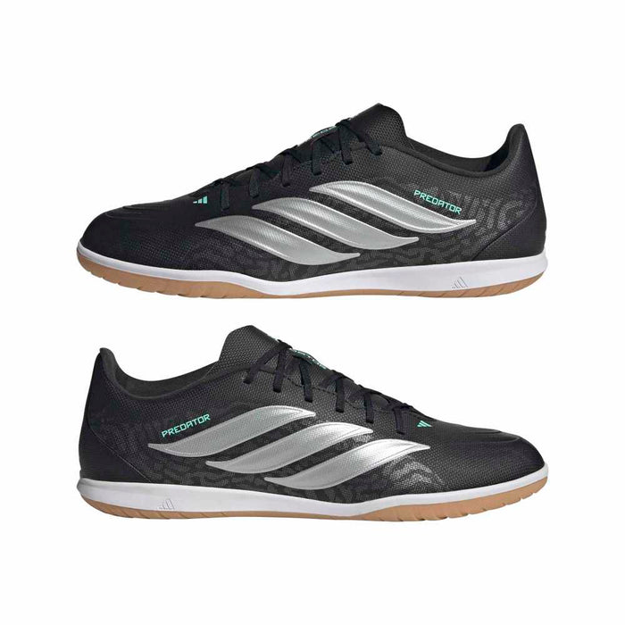 Adidas Predator Club IN Sala Indoor Football Shoes (Core Black/Silver Metallic/Pulse Mint)