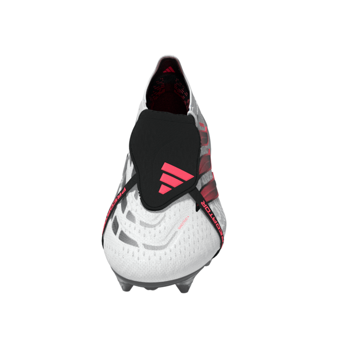 Predator Elite Fold-Over Tongue SG Football Boots (White/Solar Purple/Solar Turbo)