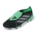 adidas Predator Elite Fold-Over Tongue FG football boot in core black, silver metallic and pulse mint