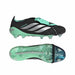 adidas Predator Elite Fold-Over Tongue FG football boot in core black, silver metallic and pulse mint