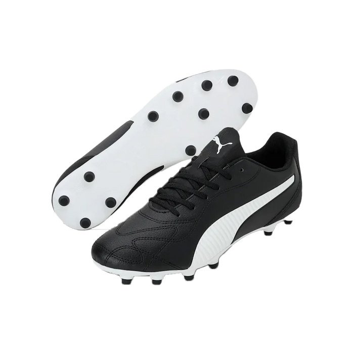 Puma Monarch II FG/AG Football Boots (Black/White)