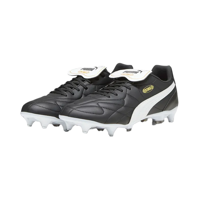 Puma King Top MxSG Football Boots (Black/White)