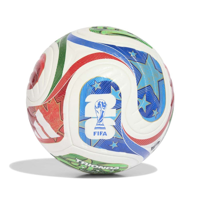 FIFA World Cup 26 Trionda Pro Ball (White/Solar Blue/Hi-Res Red/Flash Lime)