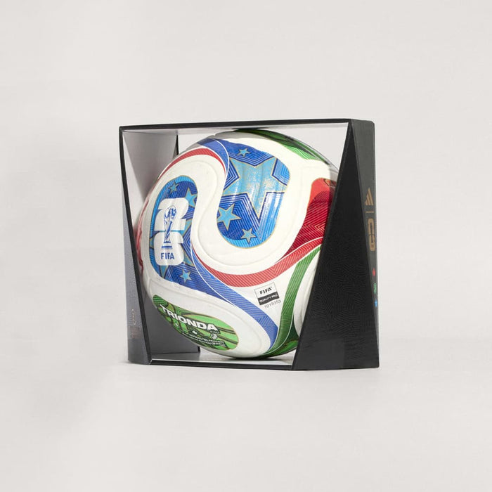 FIFA World Cup 26 Trionda Pro Ball (White/Solar Blue/Hi-Res Red/Flash Lime)