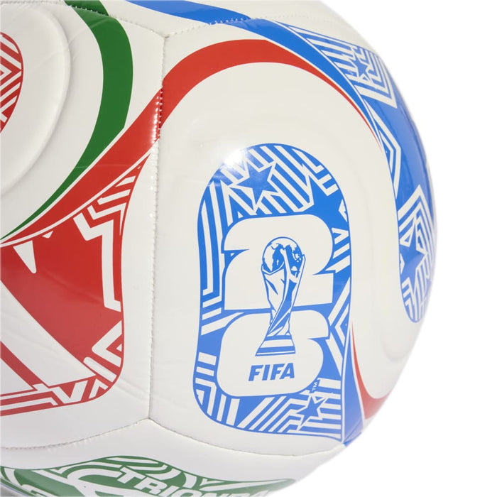 FIFA World Cup 26 Trionda Club Ball (White/Vivid Red/Glow Blue/Green)