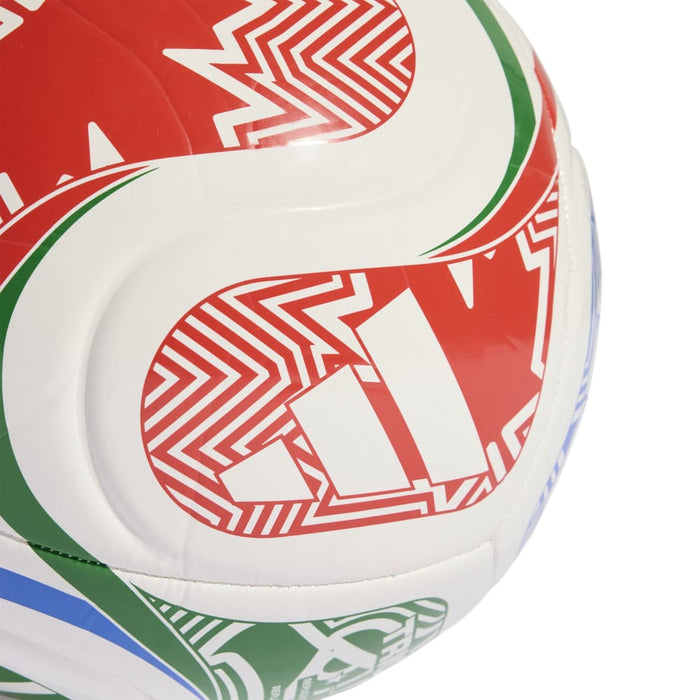 FIFA World Cup 26 Trionda Club Ball (White/Vivid Red/Glow Blue/Green)