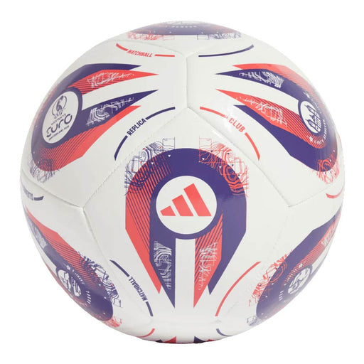 Adidas Women's Euro25 Club Football (White/Pantone/Pantone)