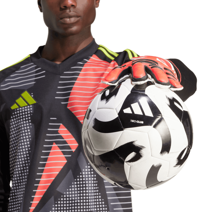 Adidas Predator Match GK Gloves (Pure Ruby/Lucid Red/Black)