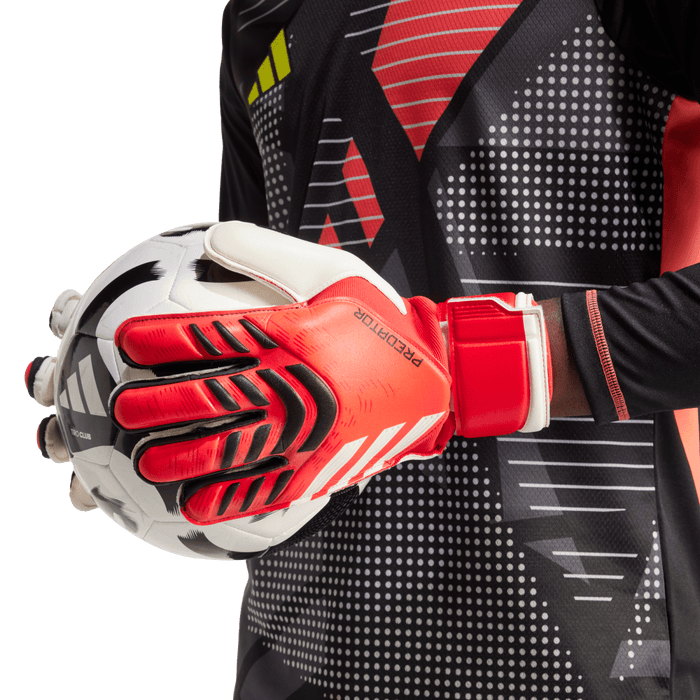 Adidas Predator Match GK Gloves (Pure Ruby/Lucid Red/Black)