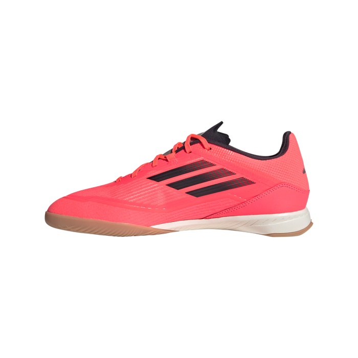 Adidas F50 League IN Indoor Football Shoes (Turbo/Aurora Black/Platinum Metallic)