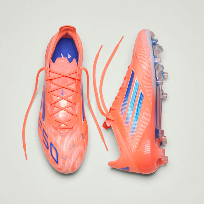 Adidas F50 Elite FG Football Boots (Beam Orange/Lucid Blue/White)