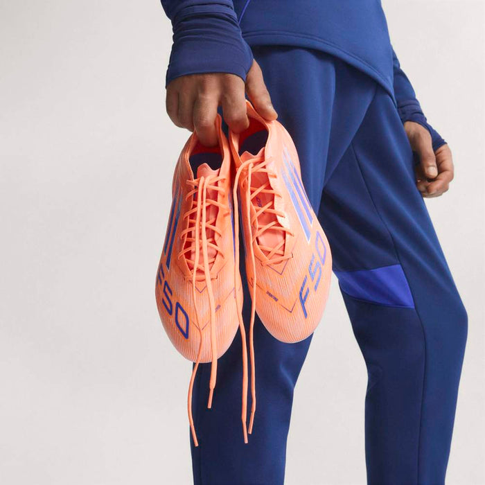 Adidas F50 Elite FG Football Boots (Beam Orange/Lucid Blue/White)