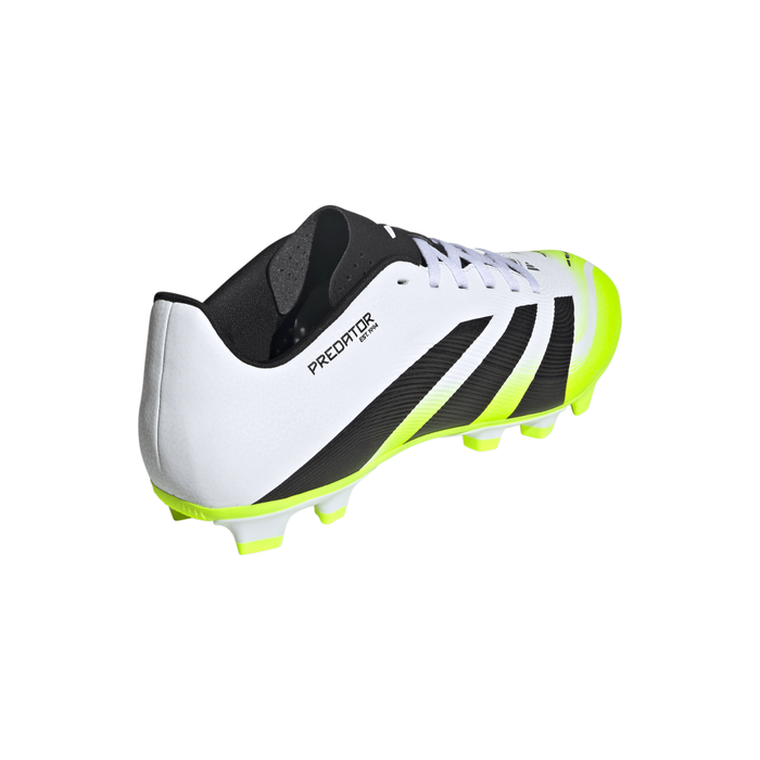 Adidas Predator Club FG/MG Boots (White/Black/Lucid Lemon)