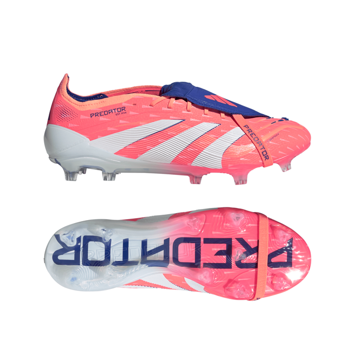 Adidas Predator Elite Fold-Over Tongue FG Football Boots (Signal Coral/White/Beam Orange)
