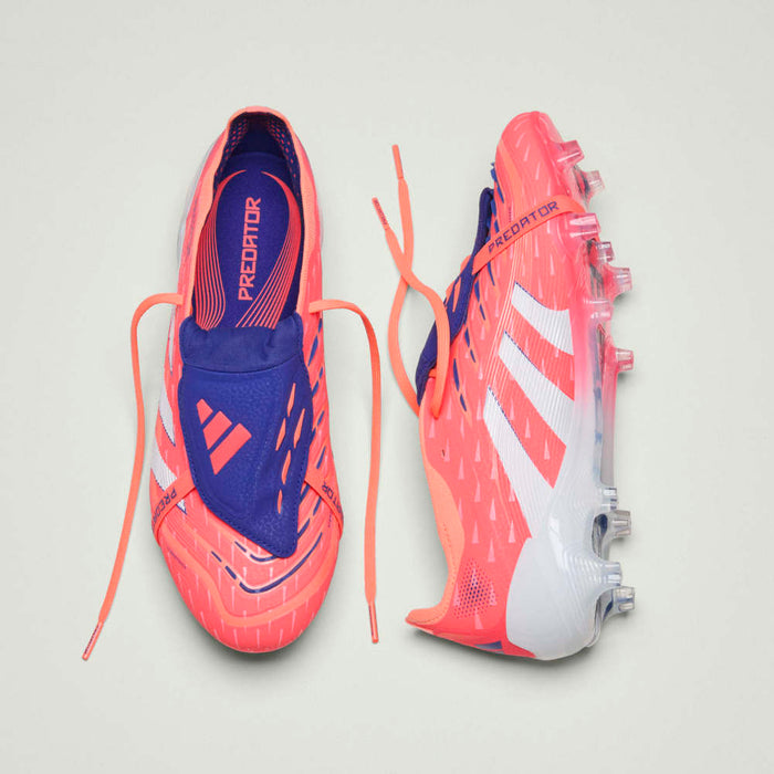 Adidas Predator Elite Fold-Over Tongue FG Football Boots (Signal Coral/White/Beam Orange)