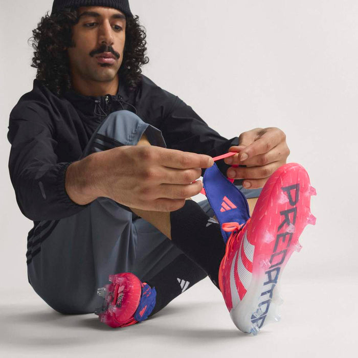 Adidas Predator Elite Fold-Over Tongue FG Football Boots (Signal Coral/White/Beam Orange)