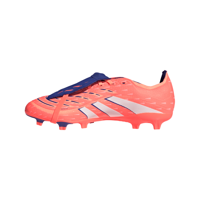 Adidas Predator League Fold-Over Tongue FG/MG Football Boots (Beam Orange/Lucid Blue/White)