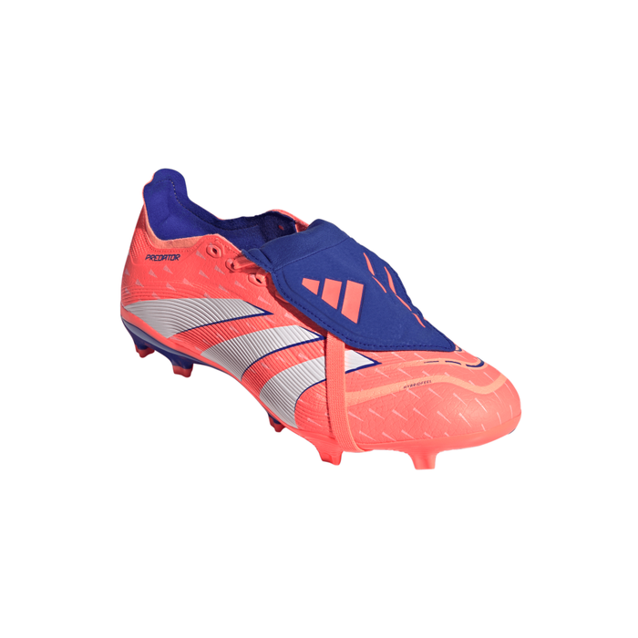 Adidas Predator League Fold-Over Tongue FG/MG Football Boots (Beam Orange/Lucid Blue/White)