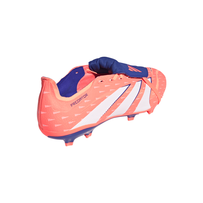 Adidas Predator League Fold-Over Tongue FG/MG Football Boots (Beam Orange/Lucid Blue/White)