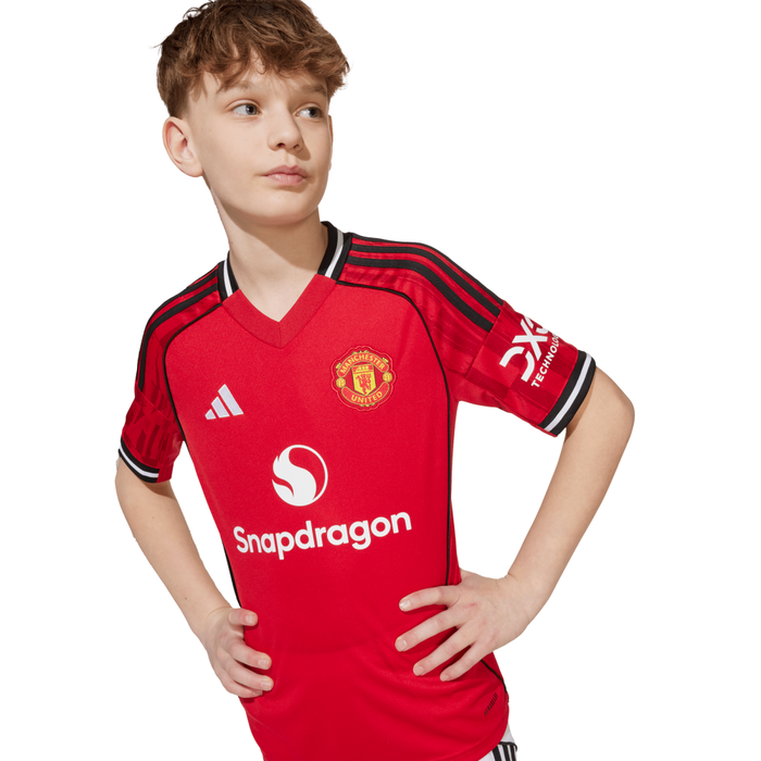 Manchester United Youth Home Jersey 25/26