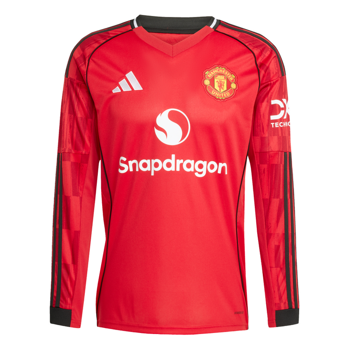 Football Shirts Man Utd Long Sleeve Kit Adidas Manchester United