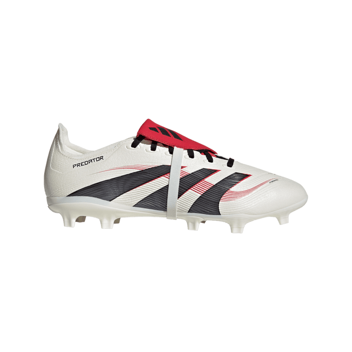 Adidas Predator League Fold-Over Tongue FG Football Boot (Off White/Core Black/Pure Ruby)