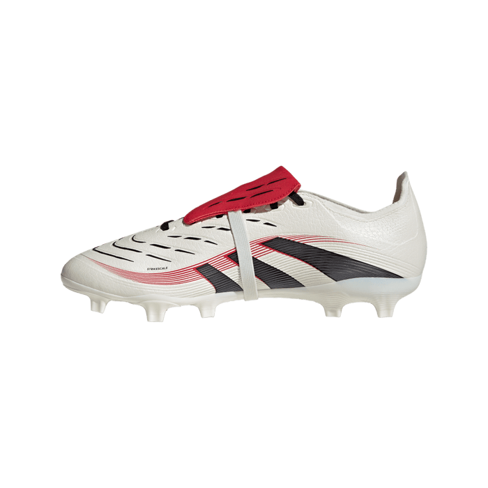 Adidas Predator League Fold-Over Tongue FG Football Boot (Off White/Core Black/Pure Ruby)