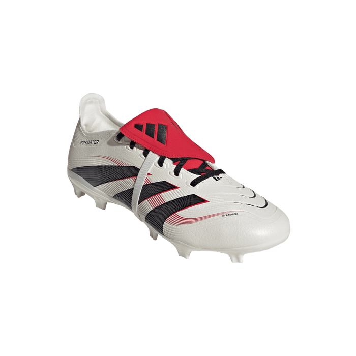 Adidas Predator League Fold-Over Tongue FG Football Boot (Off White/Core Black/Pure Ruby)