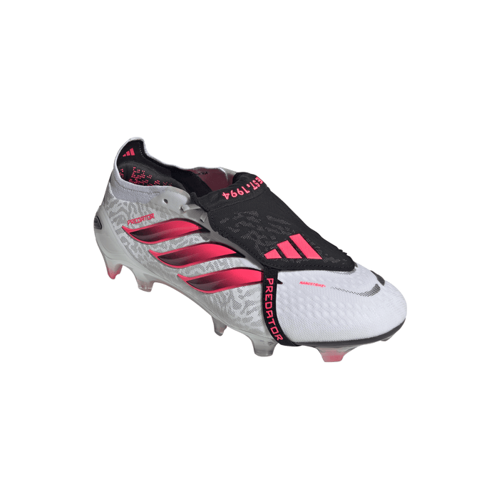 Adidas Predator Elite Fold-Over Tongue FG Football Boots (White/Solar Turbo/Core Black)