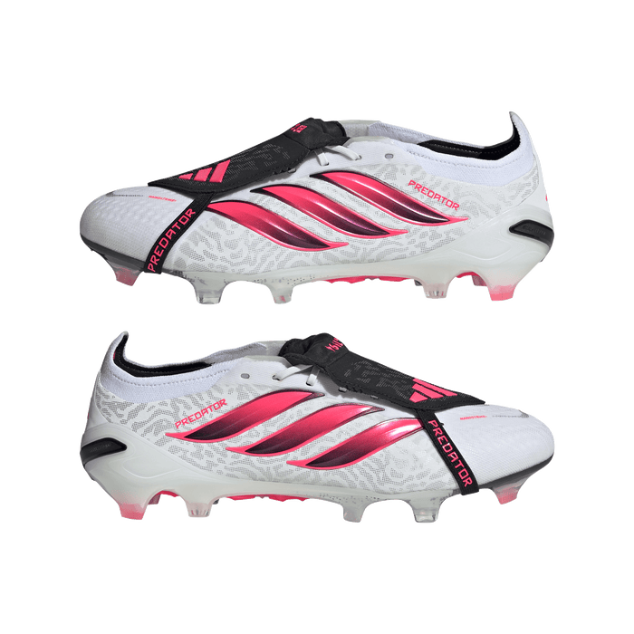 Adidas Predator Elite Fold-Over Tongue FG Football Boots (White/Solar Turbo/Core Black)