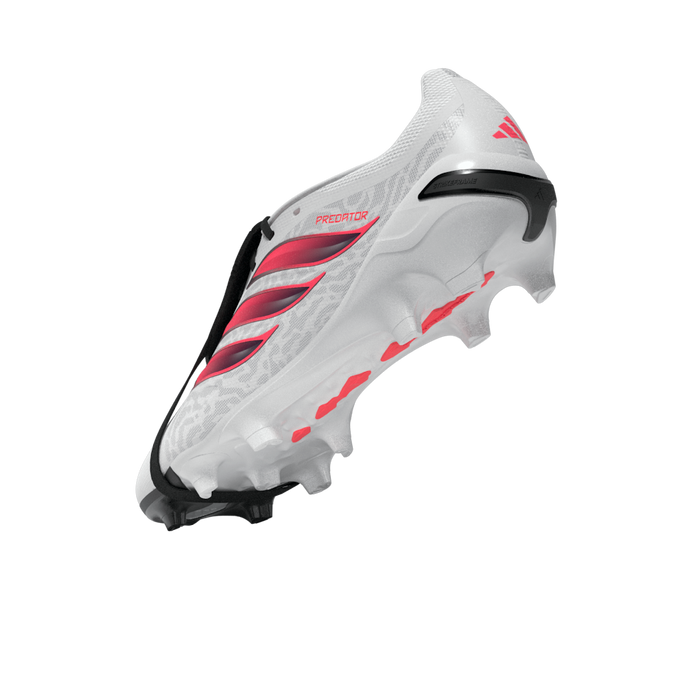 Adidas Predator League Fold-Over Tongue FG Football Boots (White/Solar Turbo/Core Black)