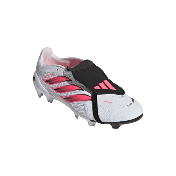 Adidas Predator League Fold-Over Tongue FG Football Boots (White/Solar Turbo/Core Black)