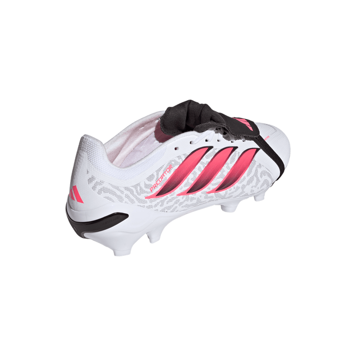 Adidas Predator League Fold-Over Tongue FG Football Boots (White/Solar Turbo/Core Black)