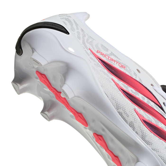 Adidas Predator League Fold-Over Tongue FG Football Boots (White/Solar Turbo/Core Black)