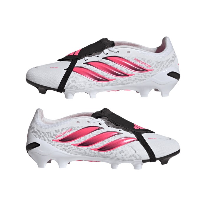 Adidas Predator League Fold-Over Tongue FG Football Boots (White/Solar Turbo/Core Black)