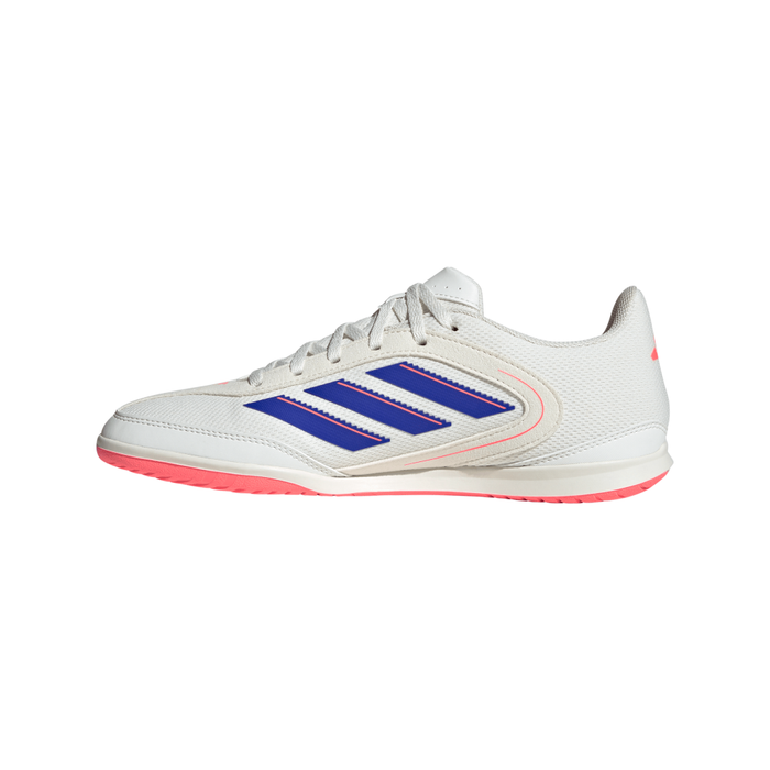 Adidas Copa Indoor Court Shoes (Off White/Lucid Blue/Coral)
