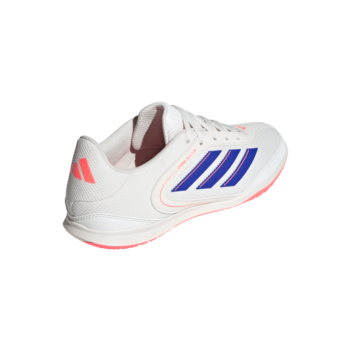 Adidas Copa Indoor Court Shoes (Off White/Lucid Blue/Coral)