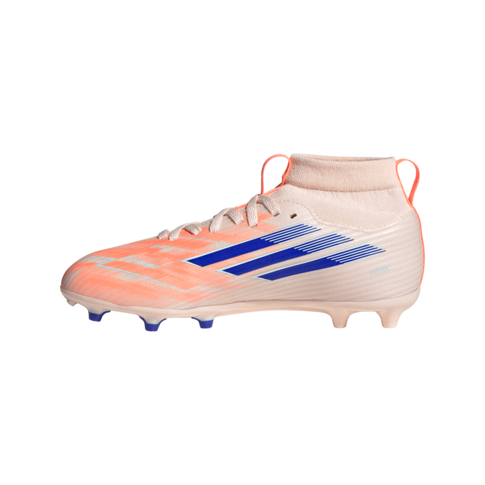 Adidas F50 Sparkfusion League FG/AG Jnr Football Boots (Bliss Orange/Lucid Blue/Beam Orange)