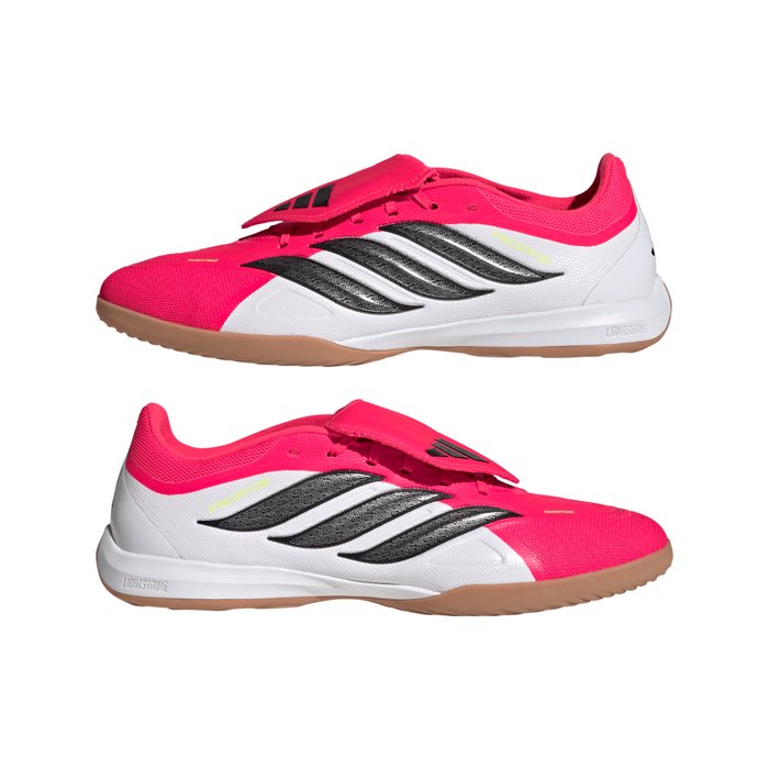 Adidas Predator League Fold-Over Tongue Indoor Football Shoes (Lucid Red/Core Black/Cloud White)