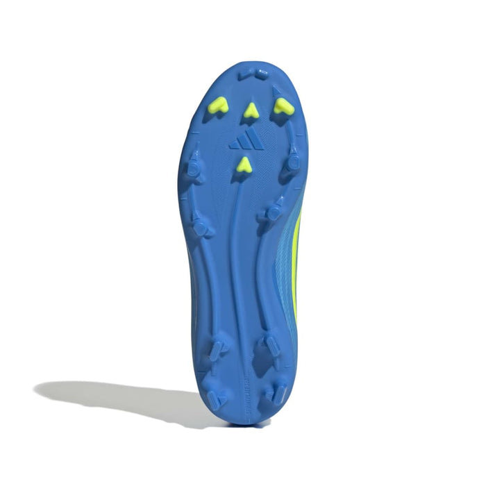 Adidas F50 League Jnr FG/MG Football Boots (Lucid Ray Blue/Team Solar Yellow 2/Lucid Aquamarine)