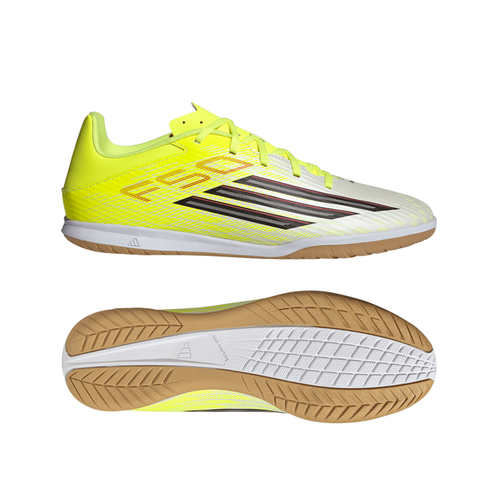 Adidas F50 Club Indoor Football Shoes (Team Solar Yellow 2/Core Black/Lucid Red)