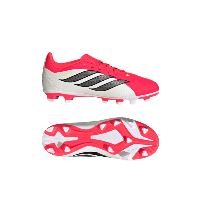 Adidas Predator Club Jnr FG/MG Football Boots (Lucid Red/Core Black/Cloud White)