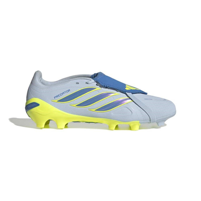 Adidas Predator League Fold-Over Tongue FG Football Boots (Crystal Sky/Ray Blue/Team Solar Yellow 2)