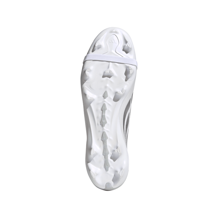 Adidas Predator League Fold-Over Tongue FG Football Boots (Cloud White/Zero Metallic/Royal Blue)