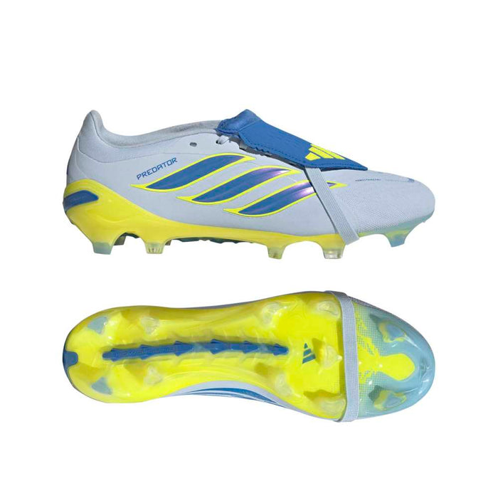 Adidas Predator Pro Fold-Over Tongue FG Football Boots (Crystal Sky/Ray Blue/Team Solar Yellow 2)