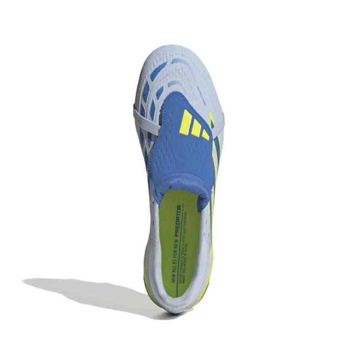 Adidas Predator Pro Fold-Over Tongue FG Football Boots (Crystal Sky/Ray Blue/Team Solar Yellow 2)