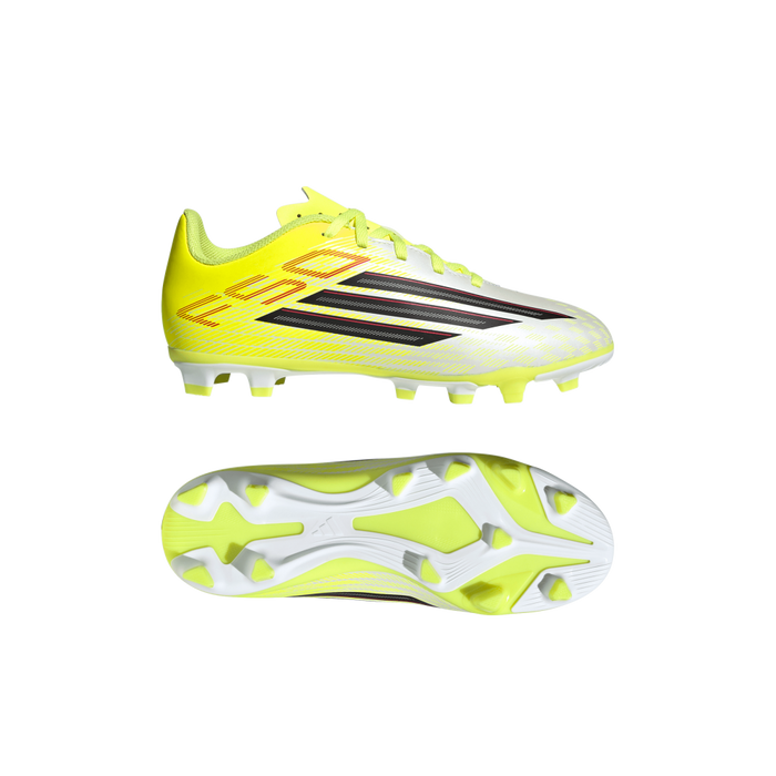 Adidas F50 Club Jnr FG/MG Football Boots (Team Solar Yellow 2/Core Black/Lucid Red)