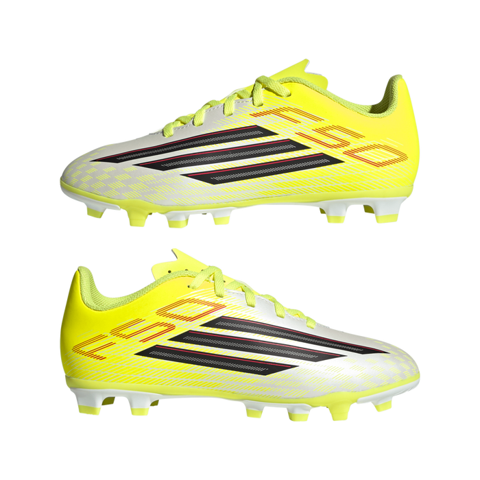 Adidas F50 Club Jnr FG/MG Football Boots (Team Solar Yellow 2/Core Black/Lucid Red)