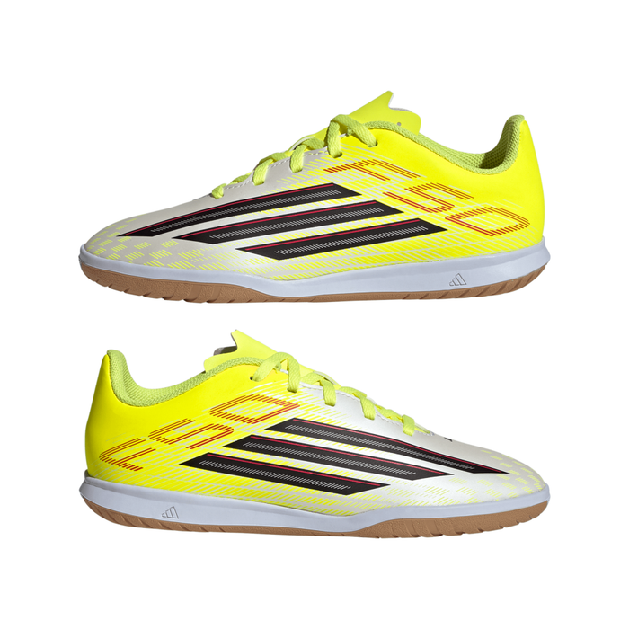 Adidas F50 Club Jnr Indoor Football Shoes (Solar Yellow 2/Core Black/Lucid Red)